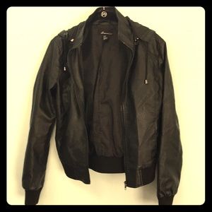Forever 21 Black Leather Jacket